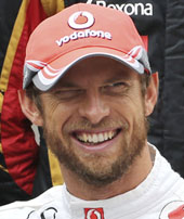 Button with his facial hair in happier times, yesterday