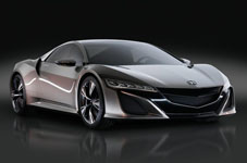 A model of the new NSX, yesterday