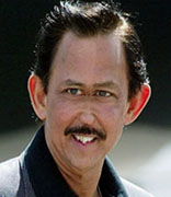 The Sultan of Brunei, yesterday