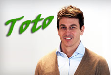 Toto on the set of his new show, yesterday