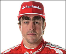 Fernando Alonso, yesterday