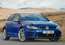 An Golf R, yesterday