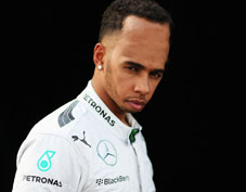 Lewis Hamilton, yesterday