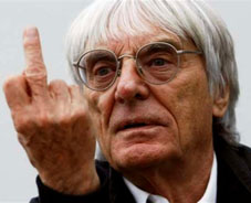 Bernie Ecclestone, yesterday
