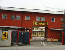The Ferrari factory, yesterday