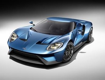 The new Ford GT, yesterday