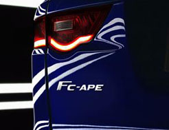 An Jaguar badge, yesterday