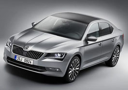 The new Skoda Superber, yesterday