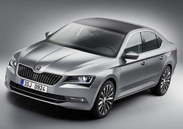 The new Skoda Superber, yesterday