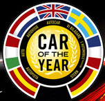 The European Car of the Year logo, yesterday