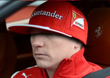 A delighted Raikkonen, yesterday
