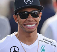 Lewis Hamilton, yesterday