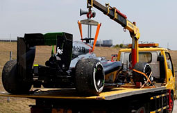 The McLaren MP4-30, yesterday