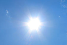 An sunshine, yesterday