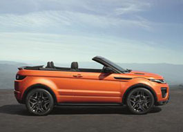 A Evoque convertible, yesterday