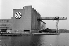 The Volkswagen factory, yesterday