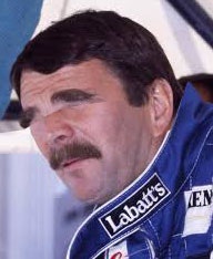 Nigel Mansell, yesterday