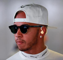 Lewis Hamilton, yesterday