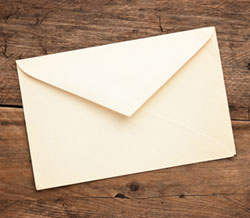 An letter, yesterday