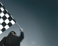 A generic representation of motorsport, yesterday